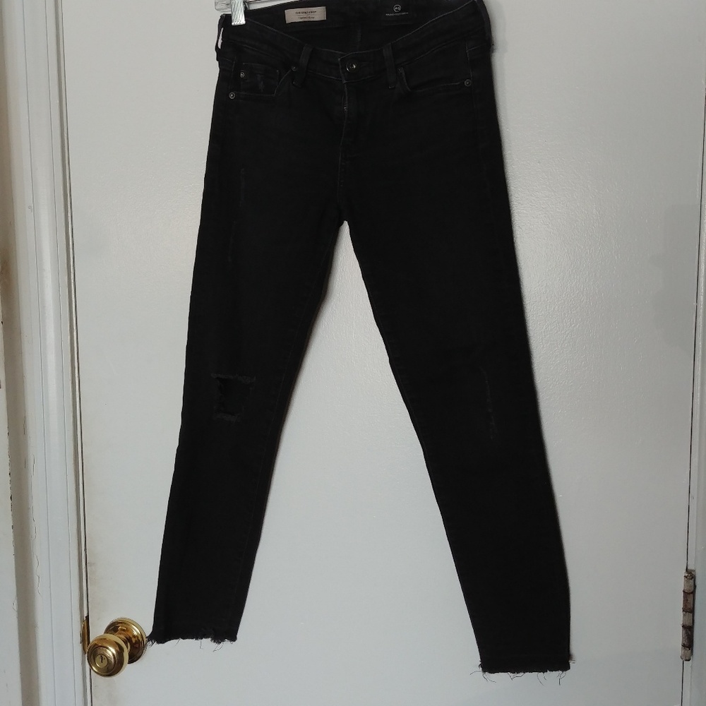 AG skinny black jeans